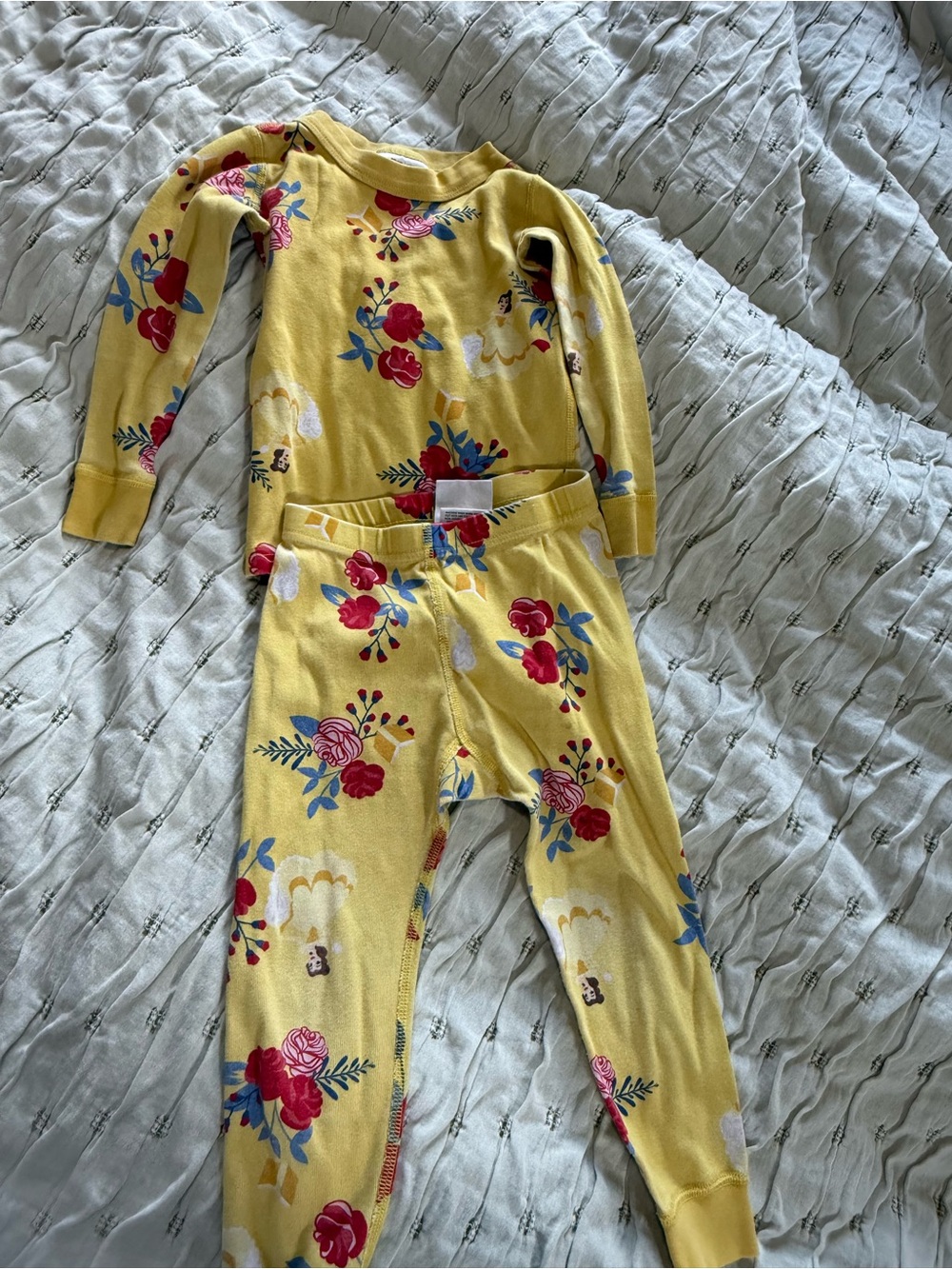 Hanna Andersson Disney Belle Cotton Pajamas.